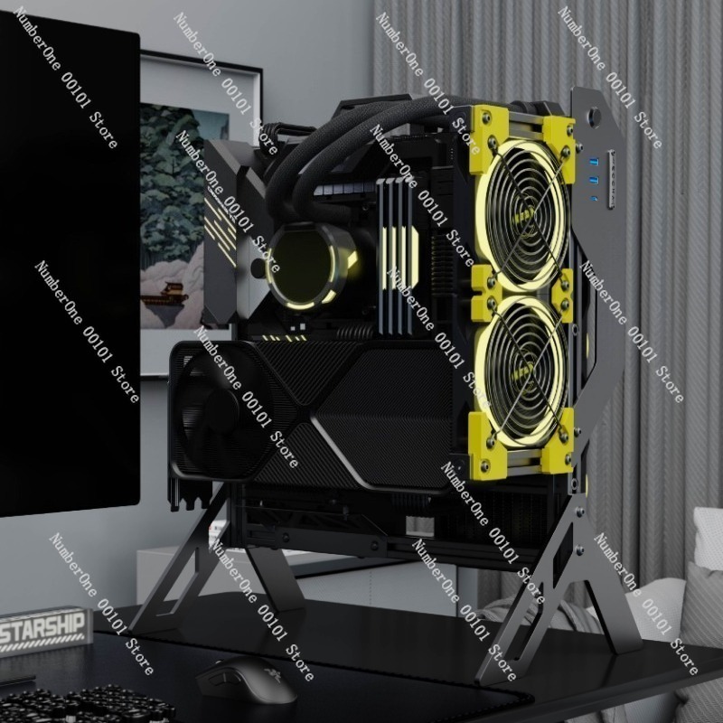 Компьютерный корпус из алюмини – обзор и цена Aluminum Open Frame Test Bench Water Cooling